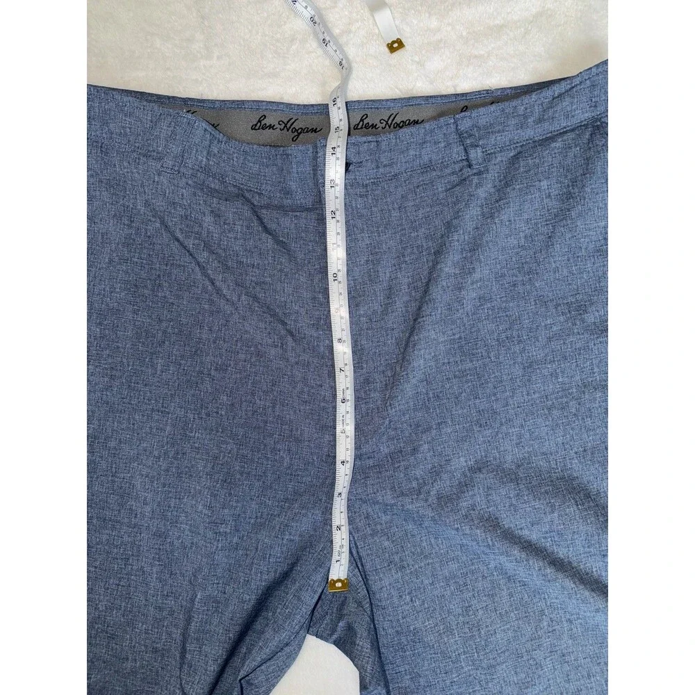 Ben Hogan Golf Shorts Mens‎ 44 Blue Heather Performance Active Flex Waist WT4414